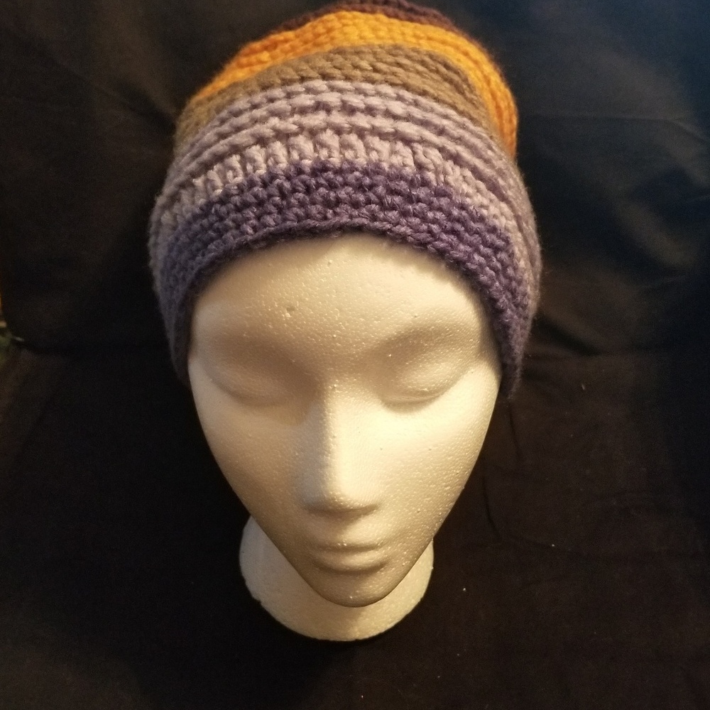 Handmade Crochet Slouchy Beanie + Scarf